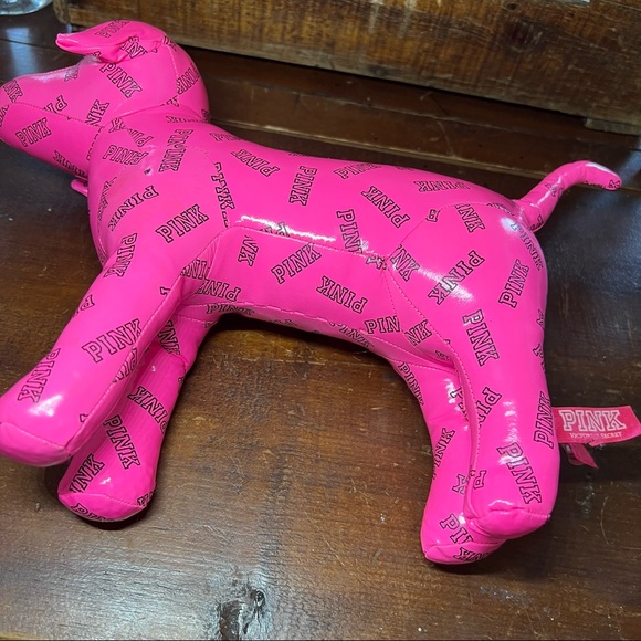 RARE Pink Victoria’s Secret Large Plush Dog EUC - Picture 3 of 7